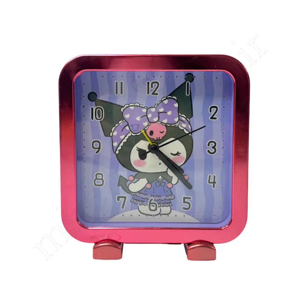 ساعت رومیزی زنگدارخرگوشی کرومیCLOCK-3420-316