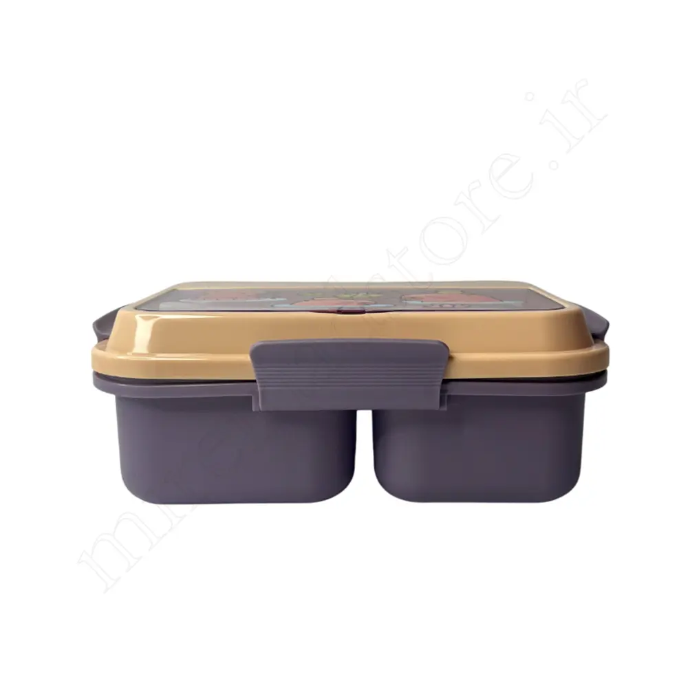 ظرف غذا 1 طبقه پلاستیکی 4جزئی LUNCH BOX-43001