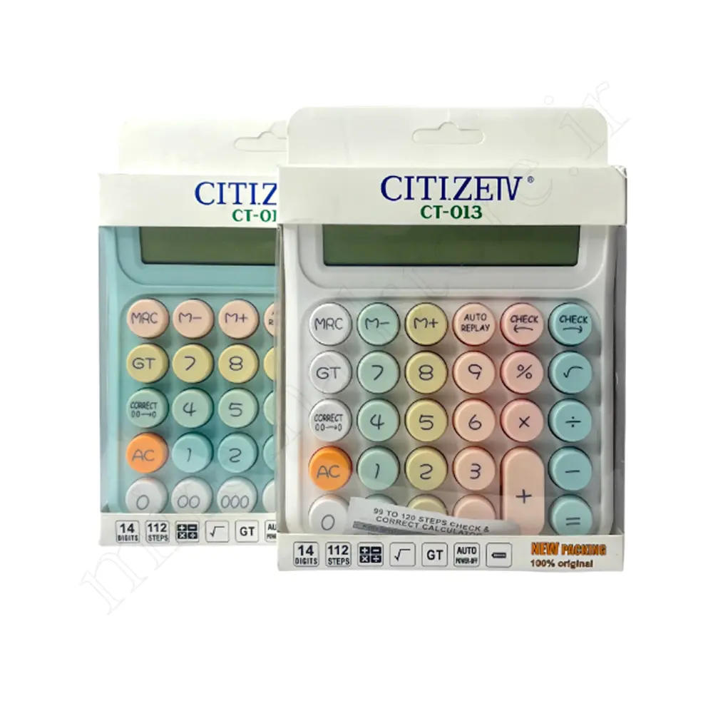 ماشین حساب دانش آموزی سیتی زیو CITIZEIV CT-013