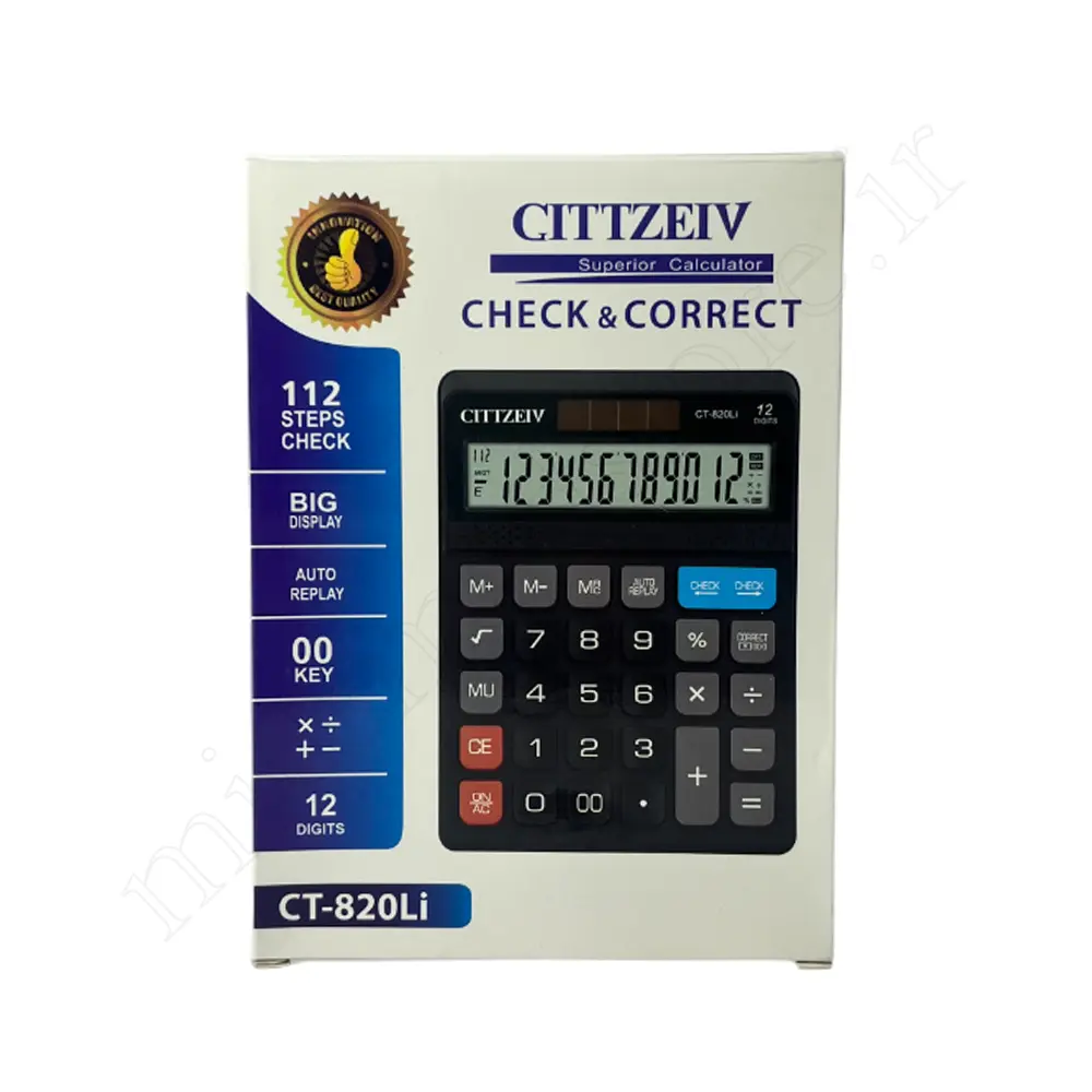 ماشین حساب رومیزی سیتیزیو CITIZEIV CT-820Li