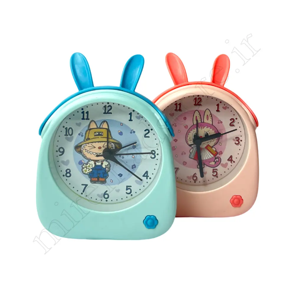 ساعت رومیزی زنگدارکرومی کارتونCLOCK-1828-1888