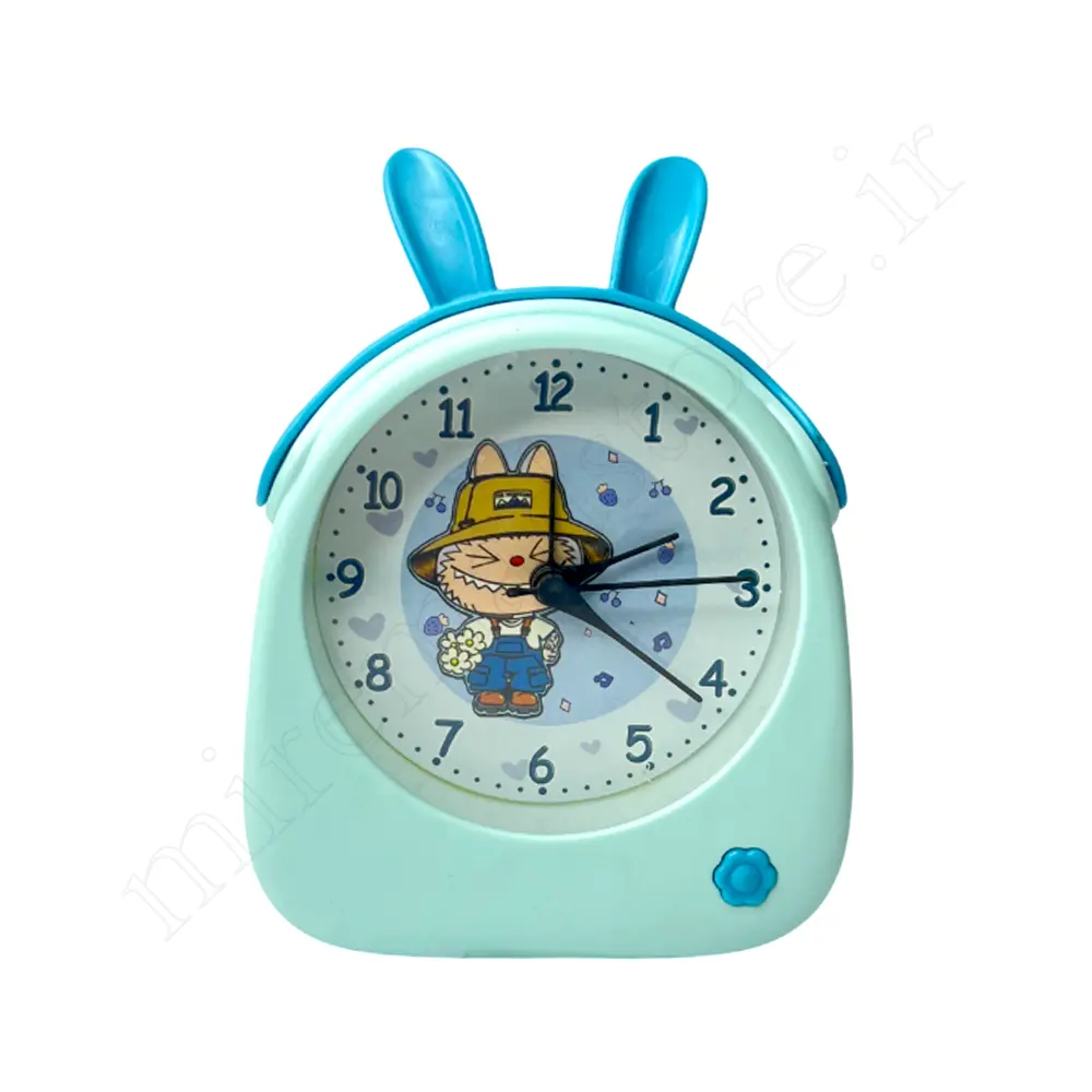ساعت رومیزی زنگدارکرومی کارتونCLOCK-1828-1888