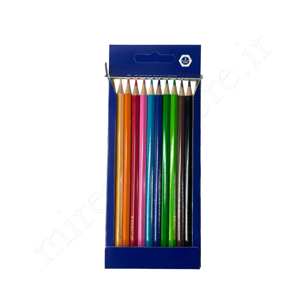 مدادرنگی 12رنگ مقوایی استدلرSTAEDTLER