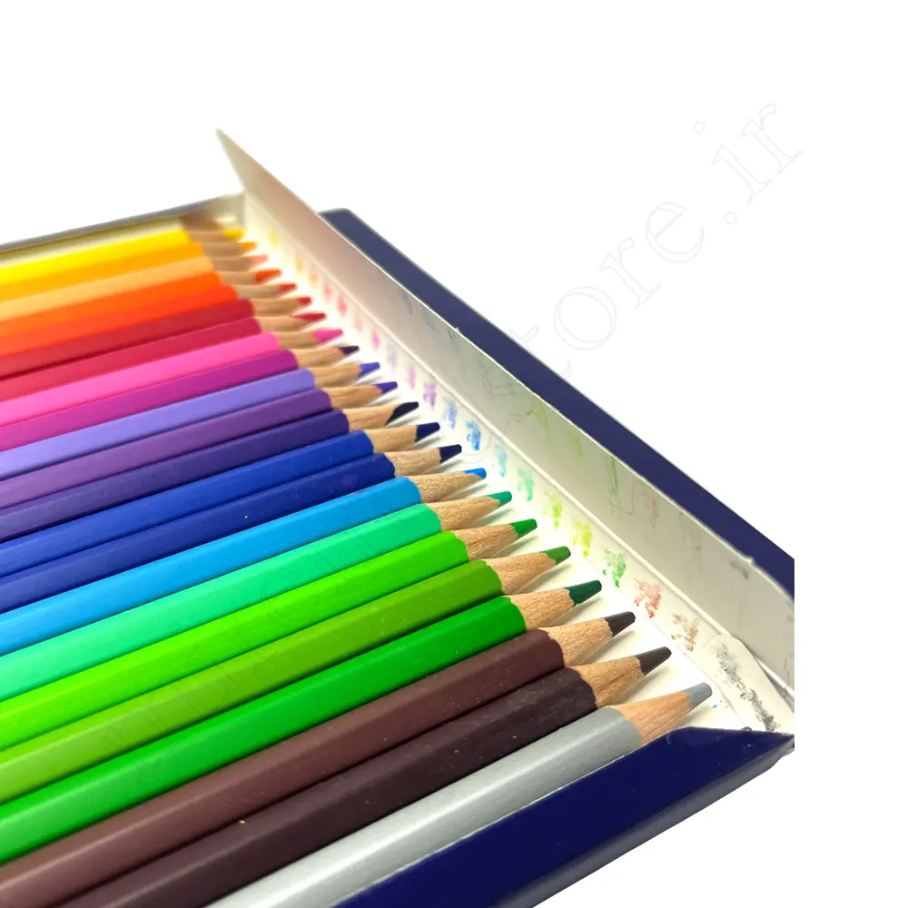 مدادرنگی24رنگ مقوایی پاپکوPAPCO