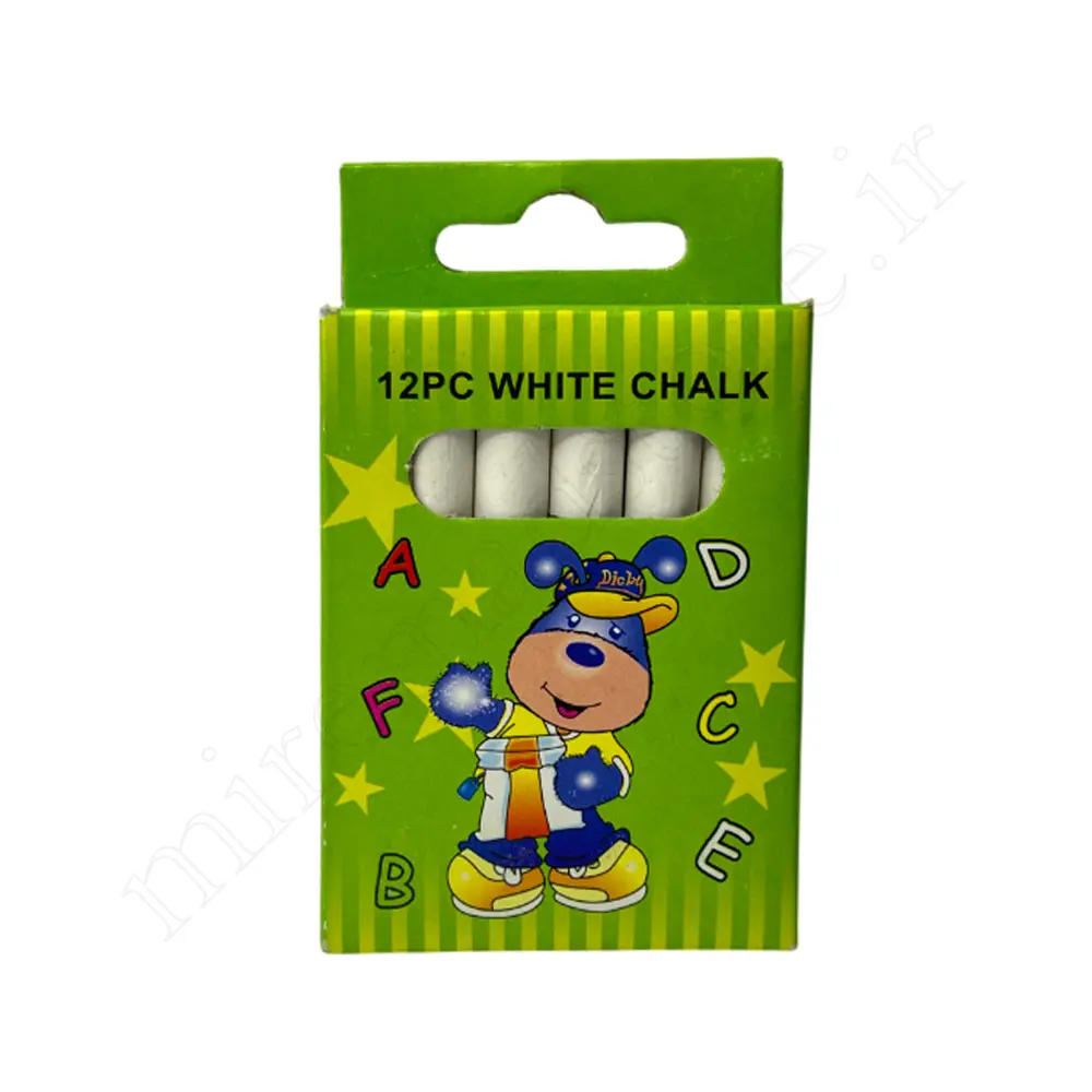 گچ سفید 12عددی چالک WHITE CHALK