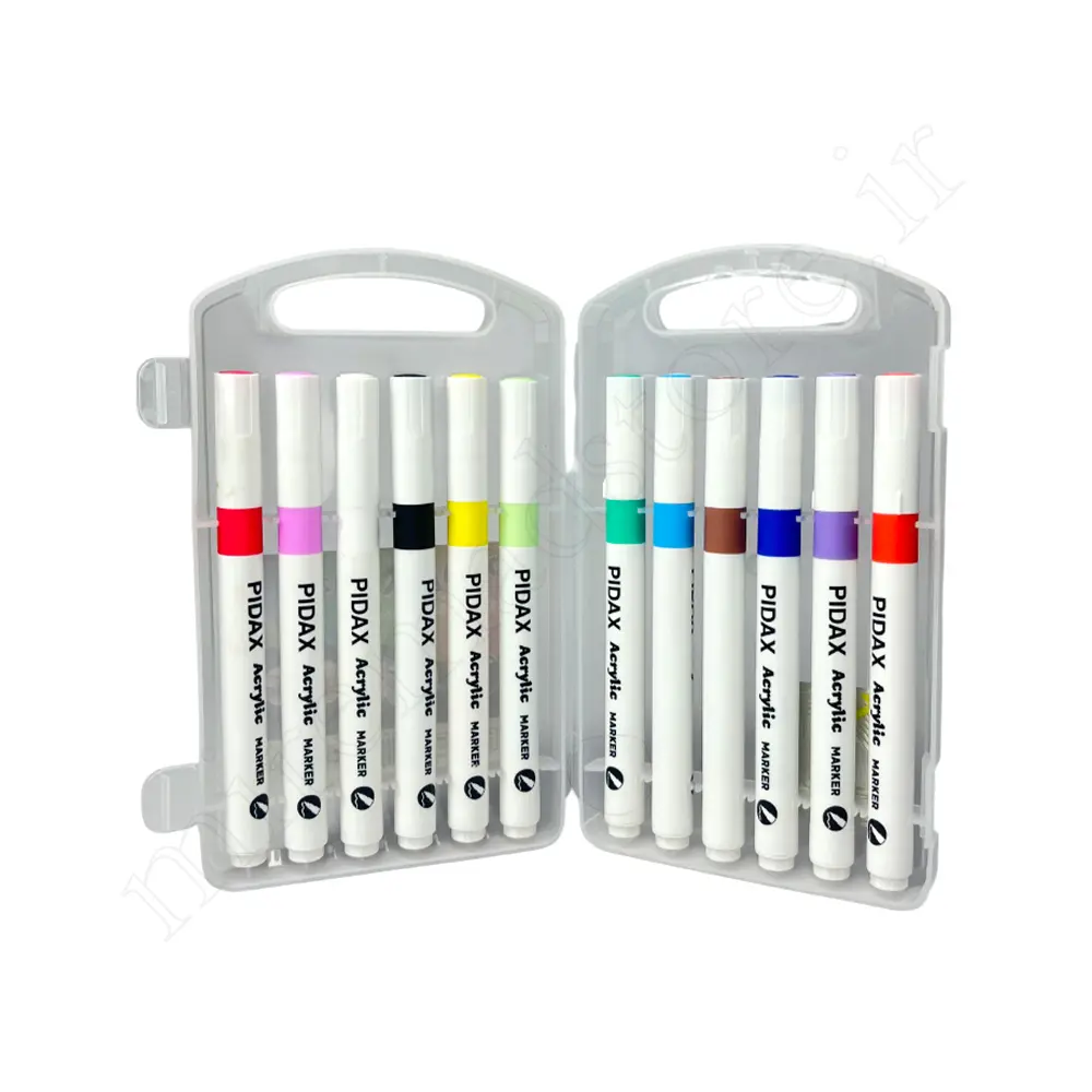 ماژیک اکرولیک 12 رنگ پیداکس PIDAX P_612