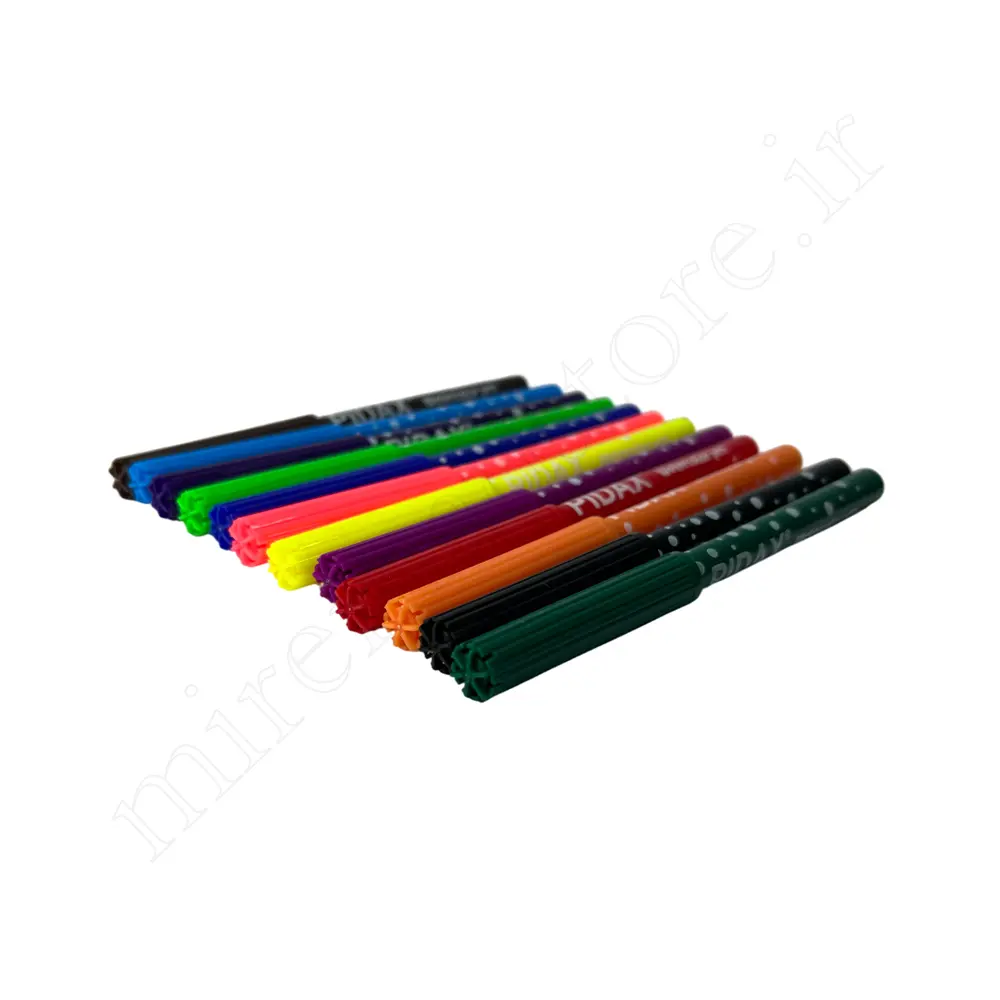 ماژیک نقاشی 12رنگ پیداکس مقوایی PIDAX-31012