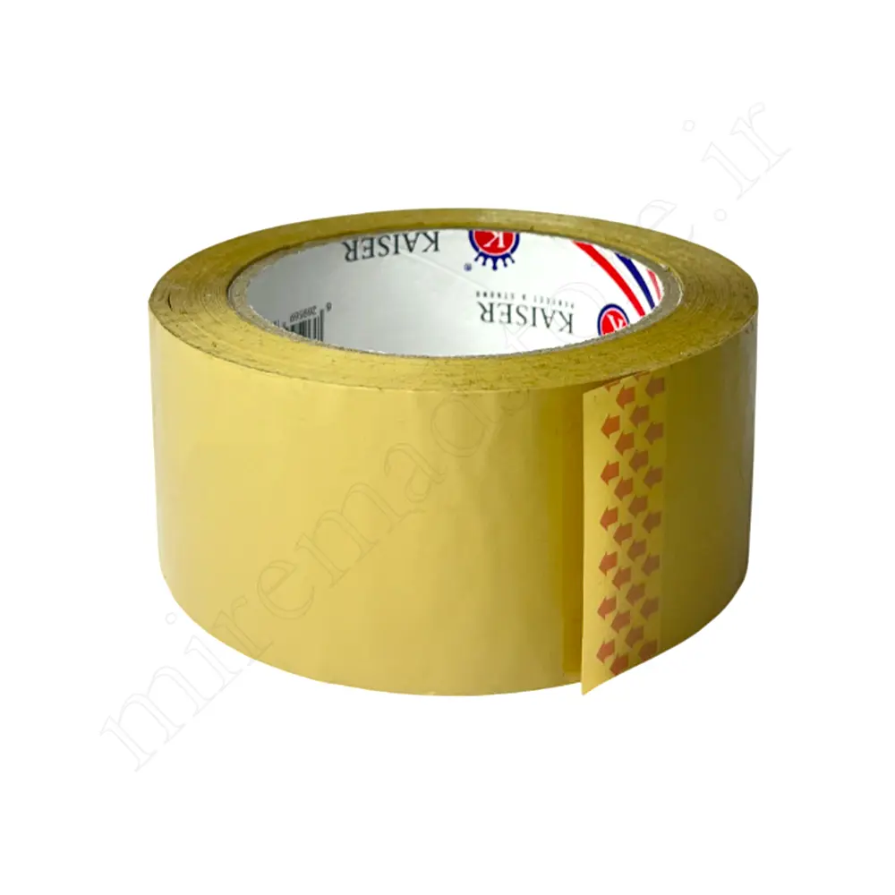 چسب پهن قهوه ای کایزر90یارد50میکرون KAISER-SK104