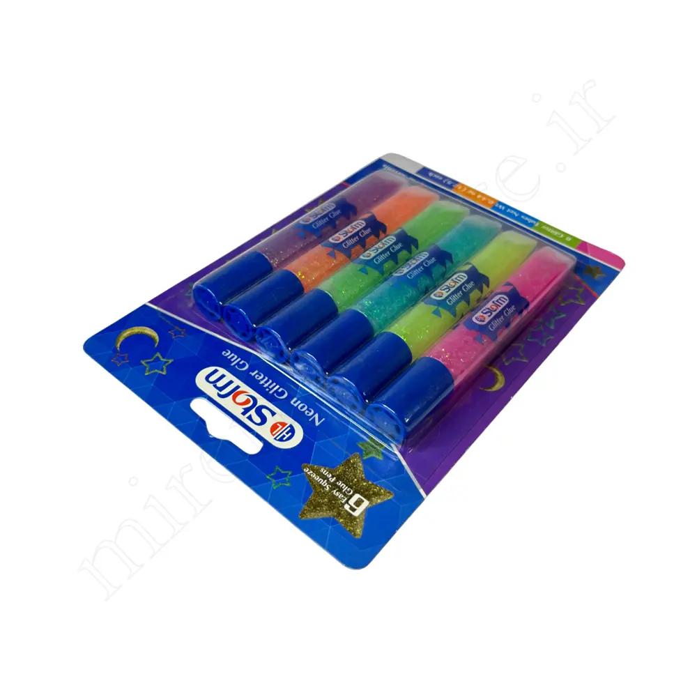 ست 6 رنگ چسب اکلیلی استورم Storm NO:HL609