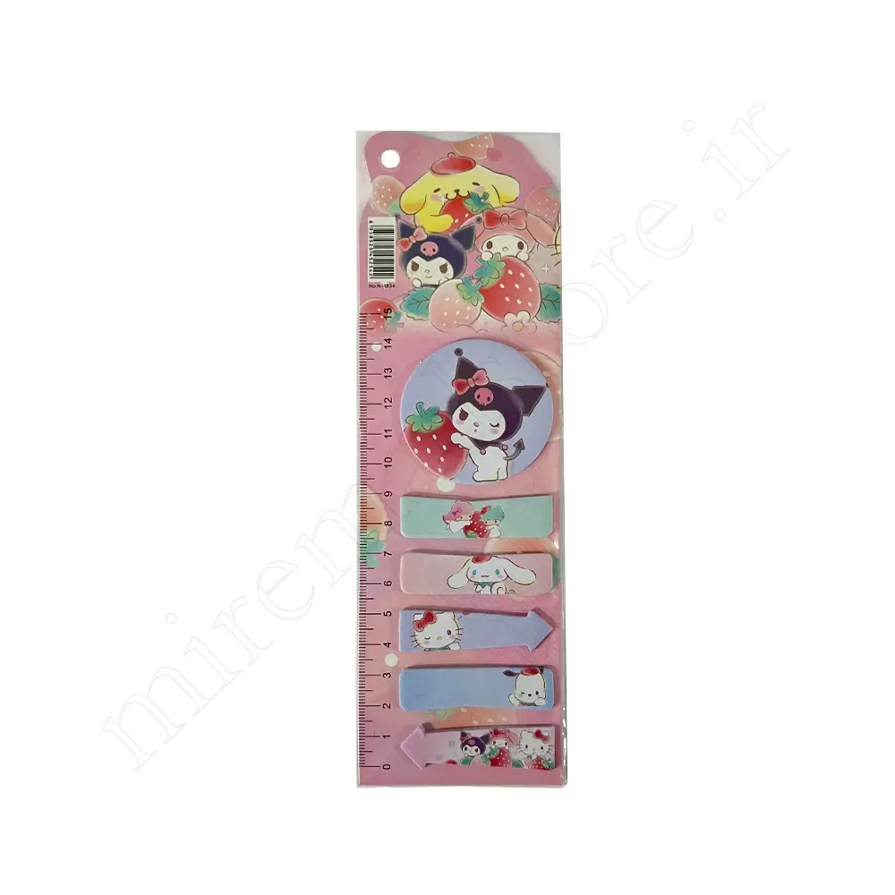 بوک مارک مینی خط کش دارSticker NO:N1834