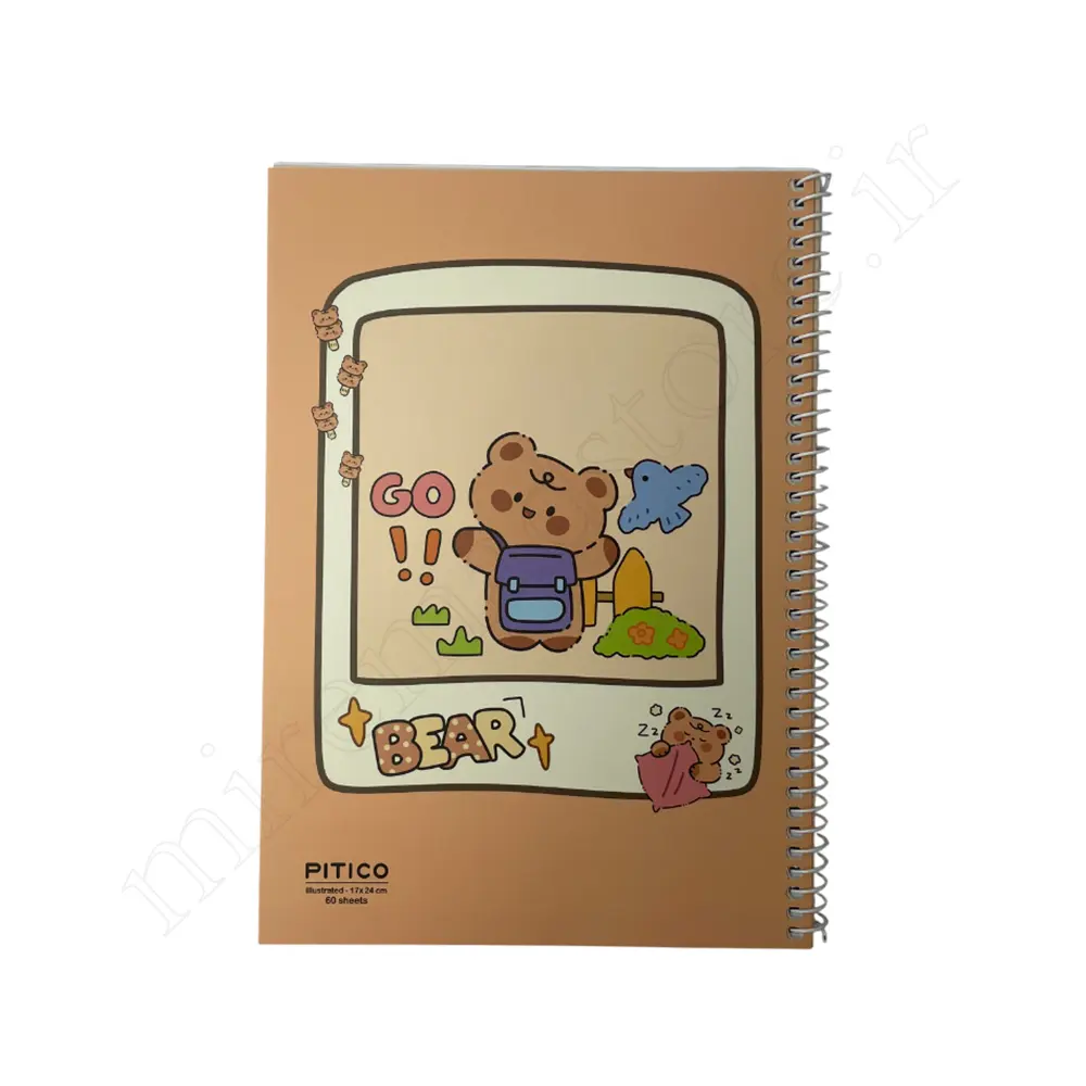 دفتر 60 برگ حاشیه دار خطی پیتیکو Pitico-NO:399