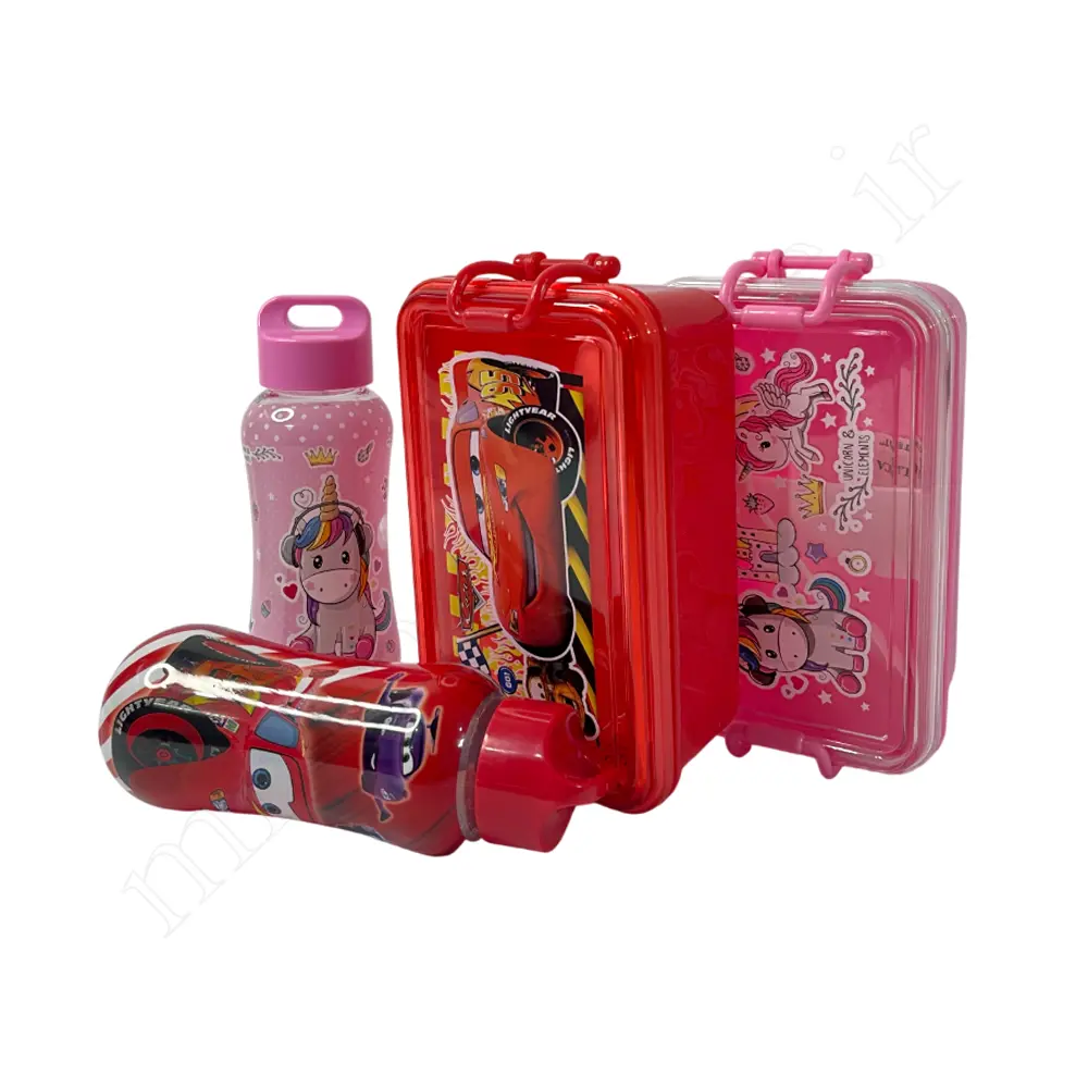 ست ظرف غذاوقمقمه کیف دارLUNCHBOX NO:6015