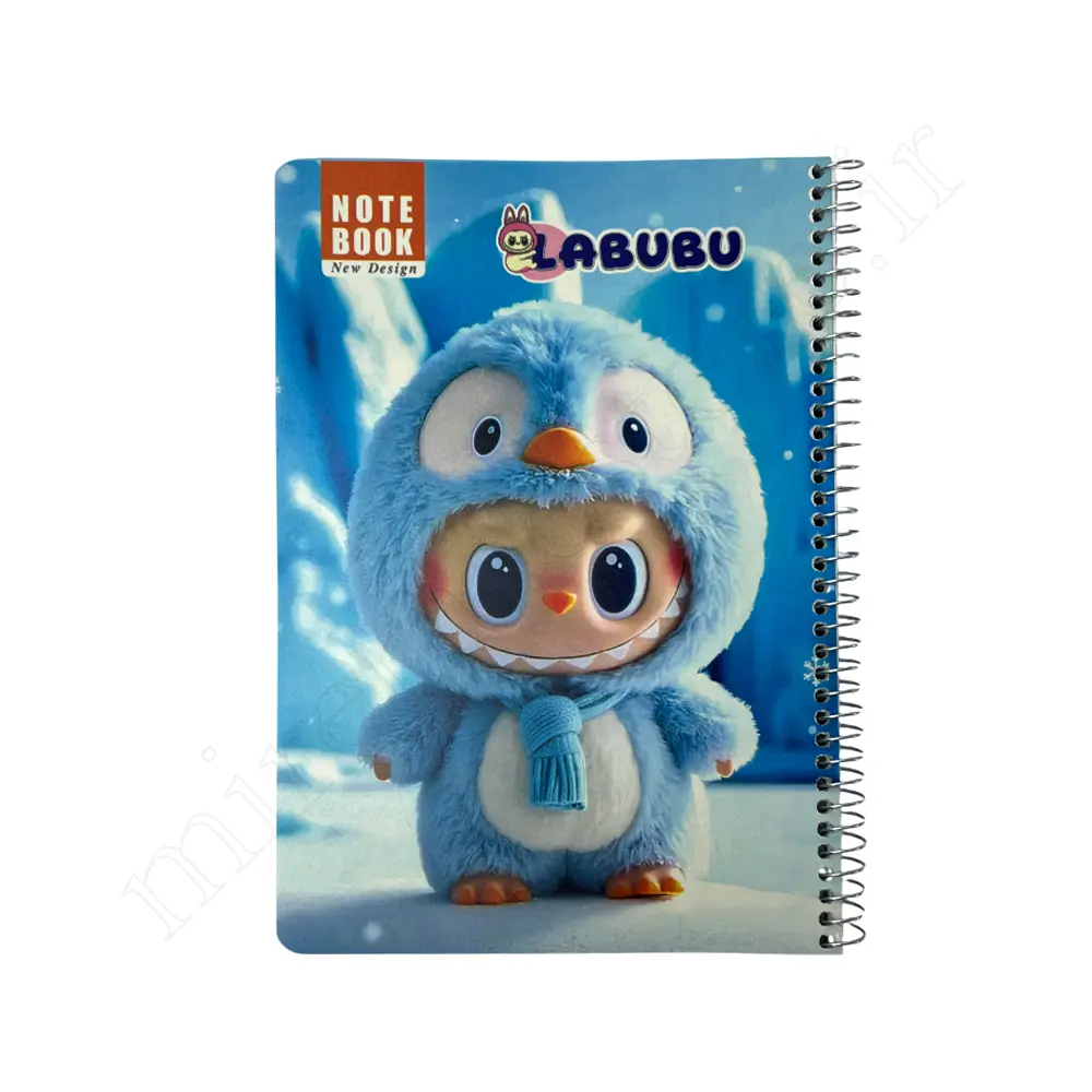 دفتر100برگ طلقی تک خط لبوبو NOTE BOOK