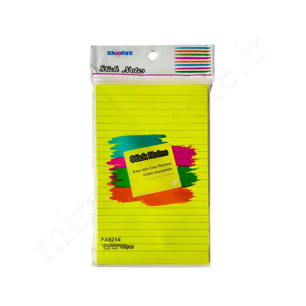 استیکرنوت خط داراسکول فنسSchoolfans FA9214