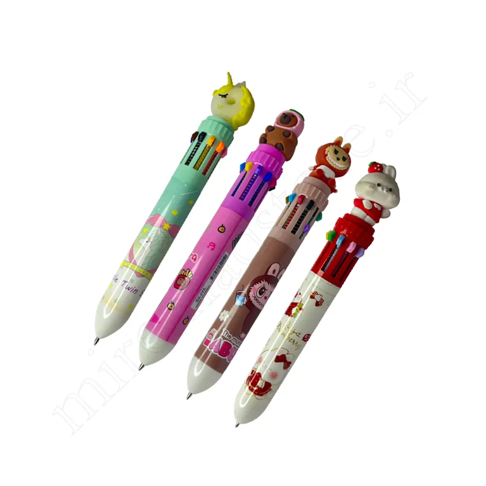 خودکار 10رنگ فشاری کوکی KUKI NO-7043