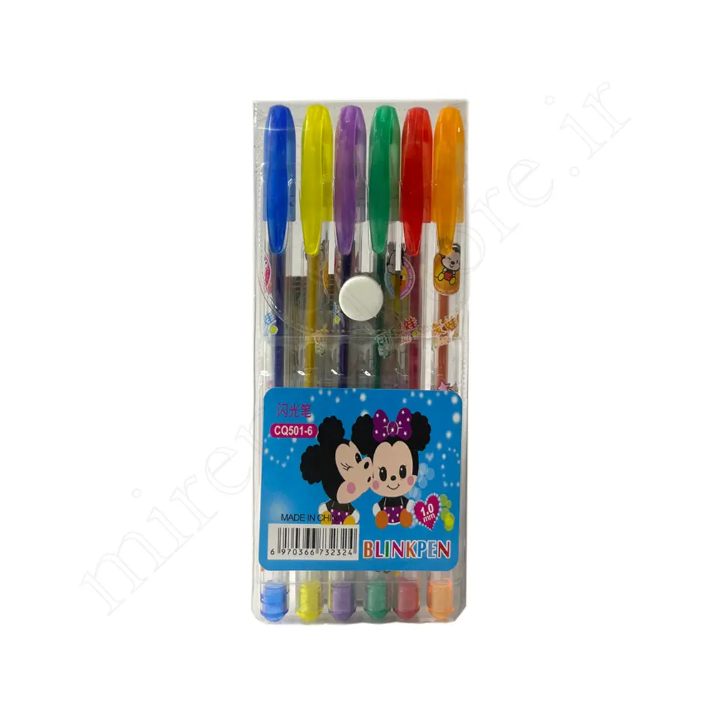 ست خودکار6رنگ اکلیلی BLINKPEN CQ:501-6