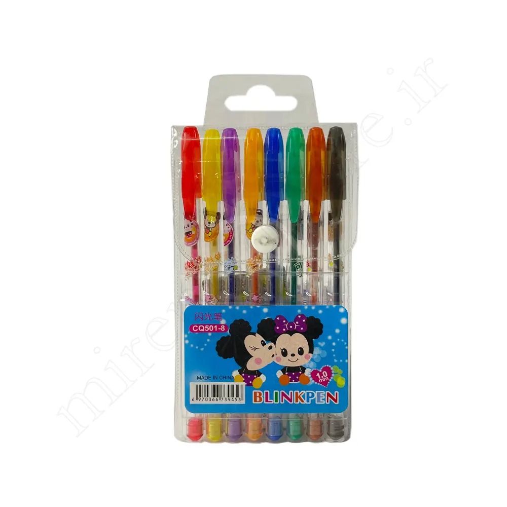 ست خودکار8رنگ اکلیلی BLINKPEN CQ:501-8