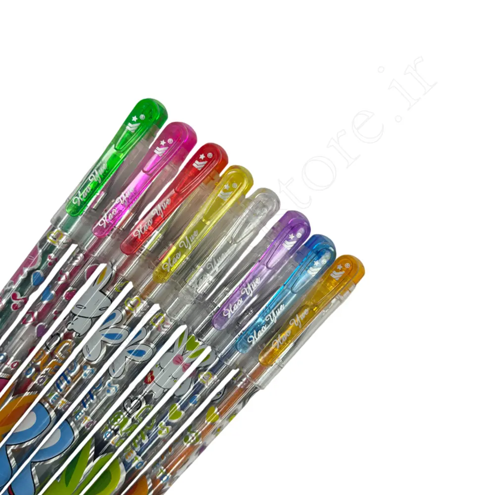 ست خودکار 8رنگ اکلیلی گلیترپن GLITTERY PEN