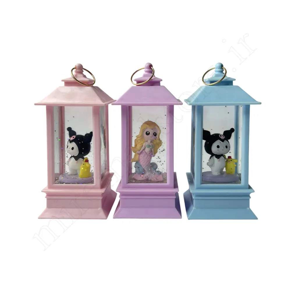 فانوس چراغ دار آکواریومی آویزدار CRYSTSAL LIGHT