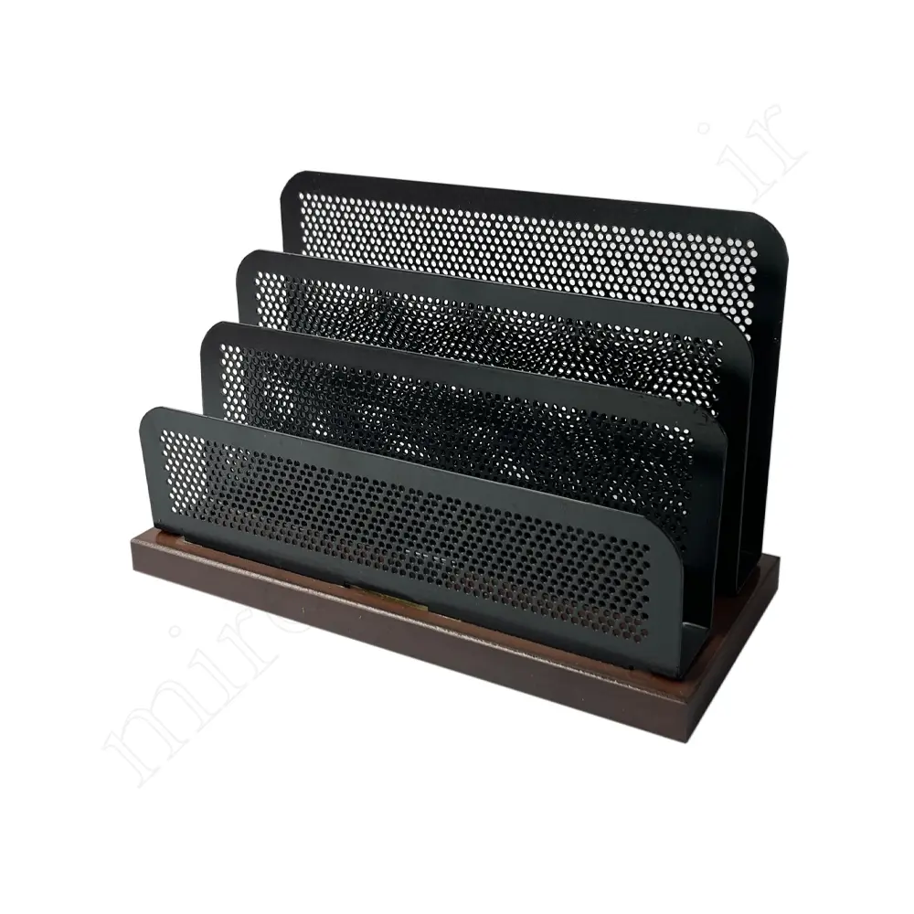 ست اداری13تکه فلز چوب راش