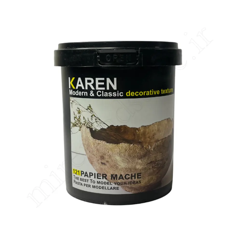 خمیر پاپیه ماشه 1kg کارن KAREN PAPER MACH