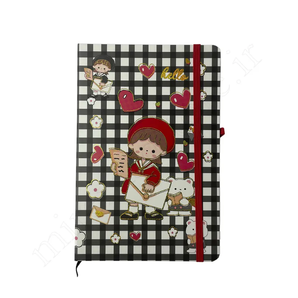دفترA5کشدارطرحدارNOTEBOOK NO:570319