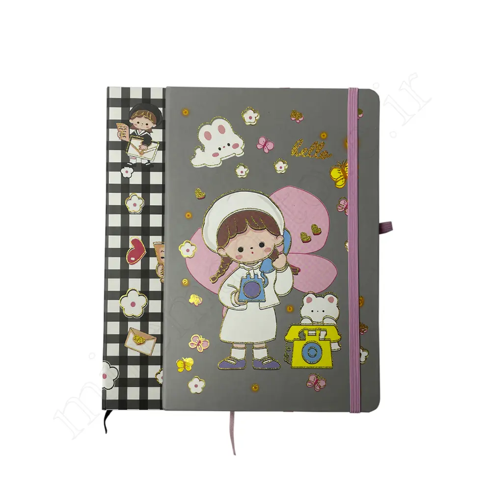 دفترA5کشدارطرحدارNOTEBOOK NO:570319