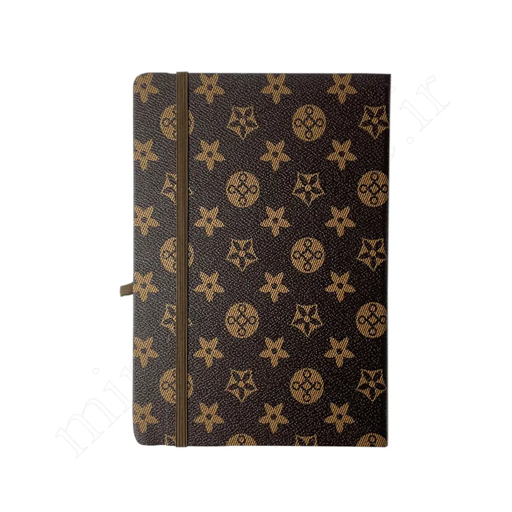 دفترA5کشدار طرحدار چرمیNOTEBOOK NO:580315