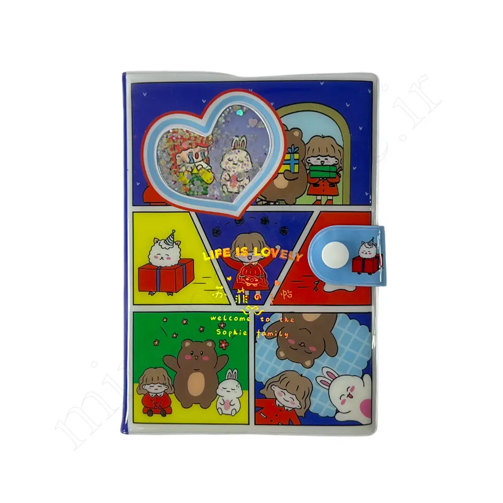 دفترچه یادداشت فانتزی سه بعدیNOT BOOK NO:2979