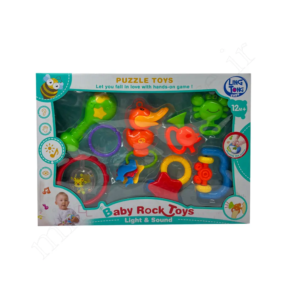 ست جغجغه اردکیBABY ROCK TOYS NO.LT860