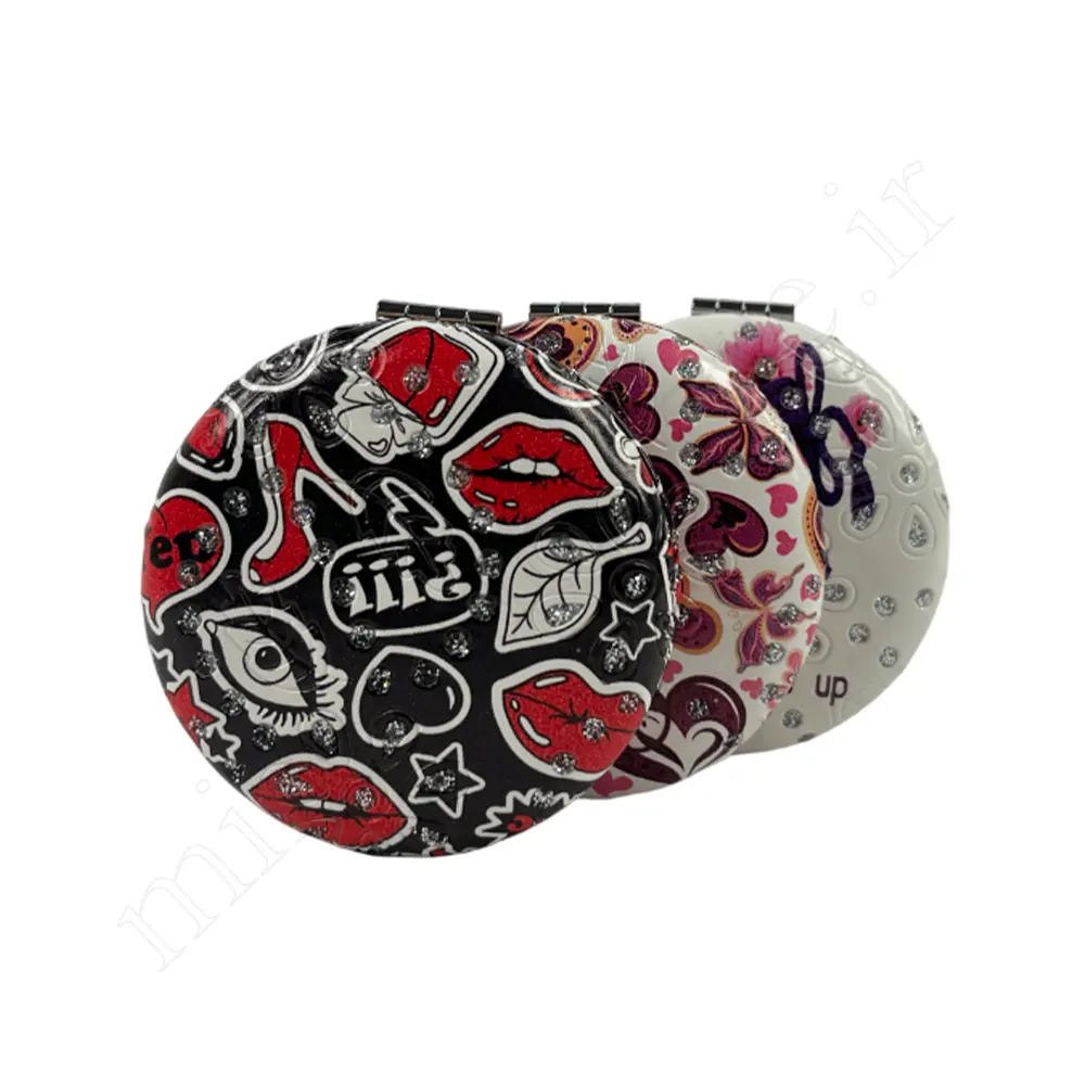 آیینه چرمی جیبیpocket mirror