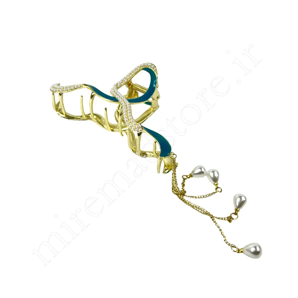 گیره مو فلزی مرواریدی Hair Clip