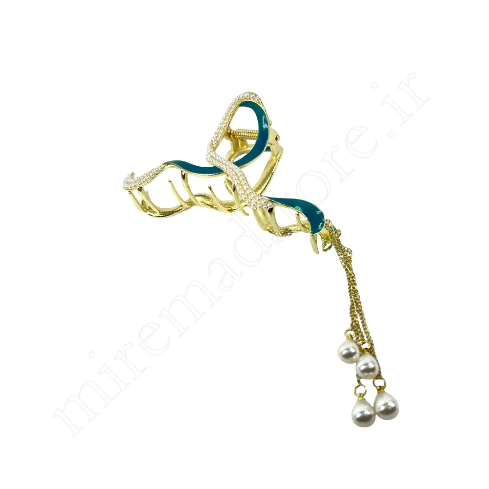 گیره مو فلزی مرواریدی Hair Clip