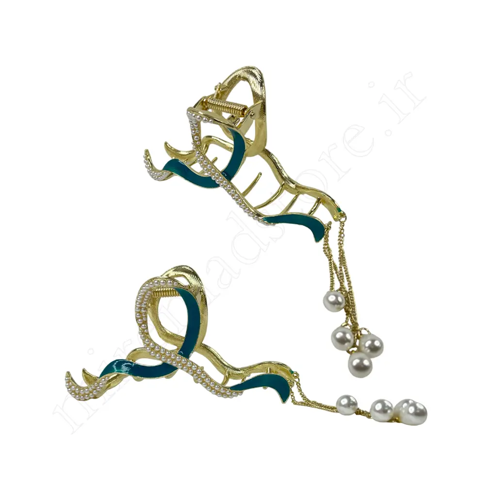 گیره مو فلزی مرواریدی Hair Clip