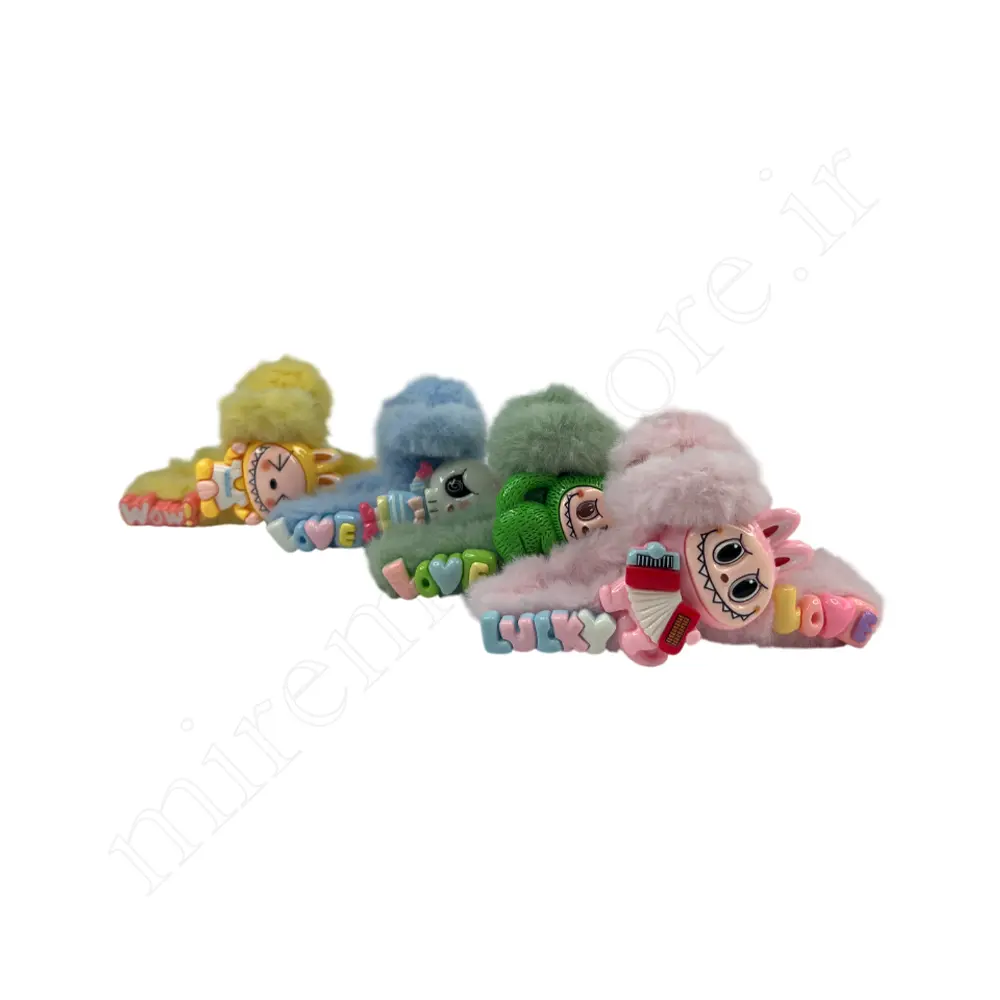 گیره مو فانتزی پولیشی hair clip