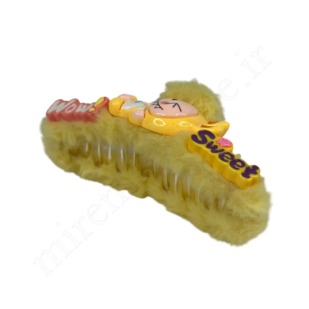گیره مو فانتزی پولیشی hair clip
