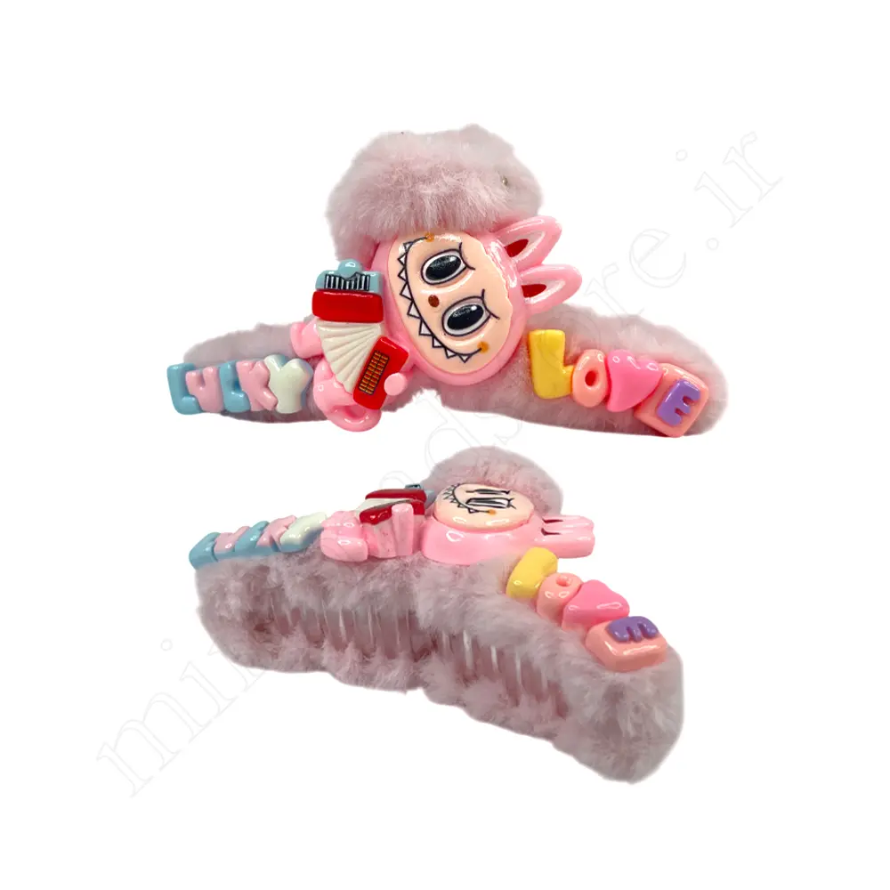 گیره مو فانتزی پولیشی hair clip
