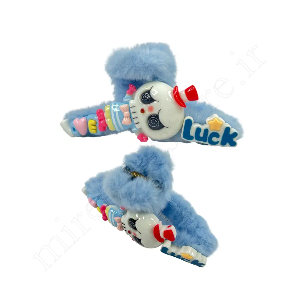 گیره مو فانتزی پولیشی hair clip