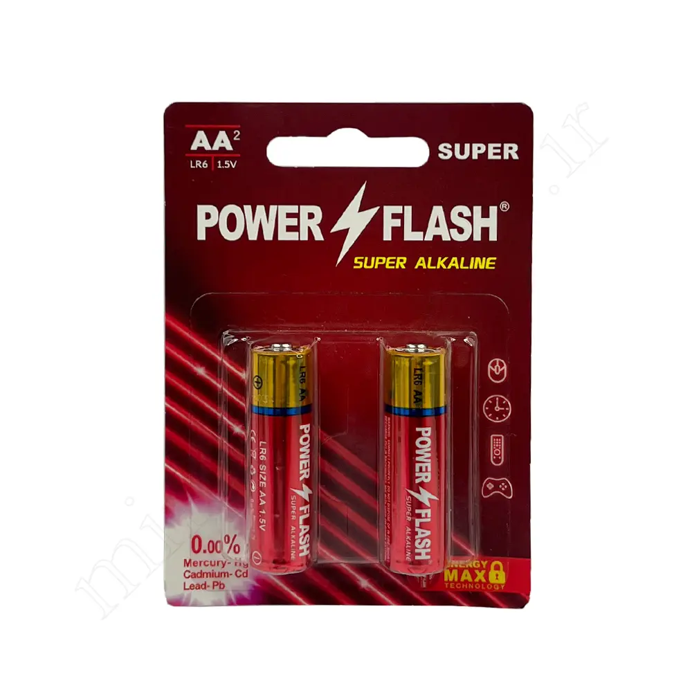 باتری سوپر آلکالاین پاورفلش POWER FLASH