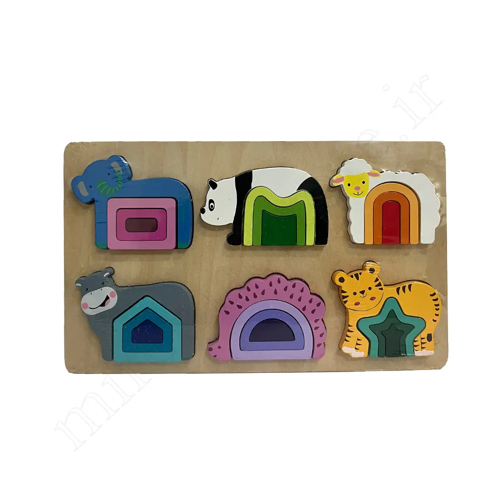 پازل چوبی حیواناتPUZZLE NO:6918
