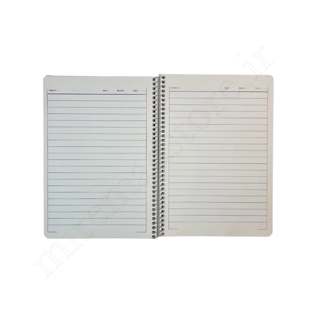 دفتر100برگ طلقی تک خط لبوبو NOTE BOOK