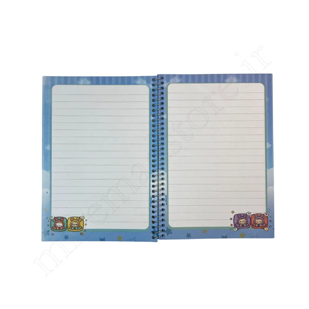 دفتر40برگ تک خط لبوبوحاشیه آوان AVAN-6405