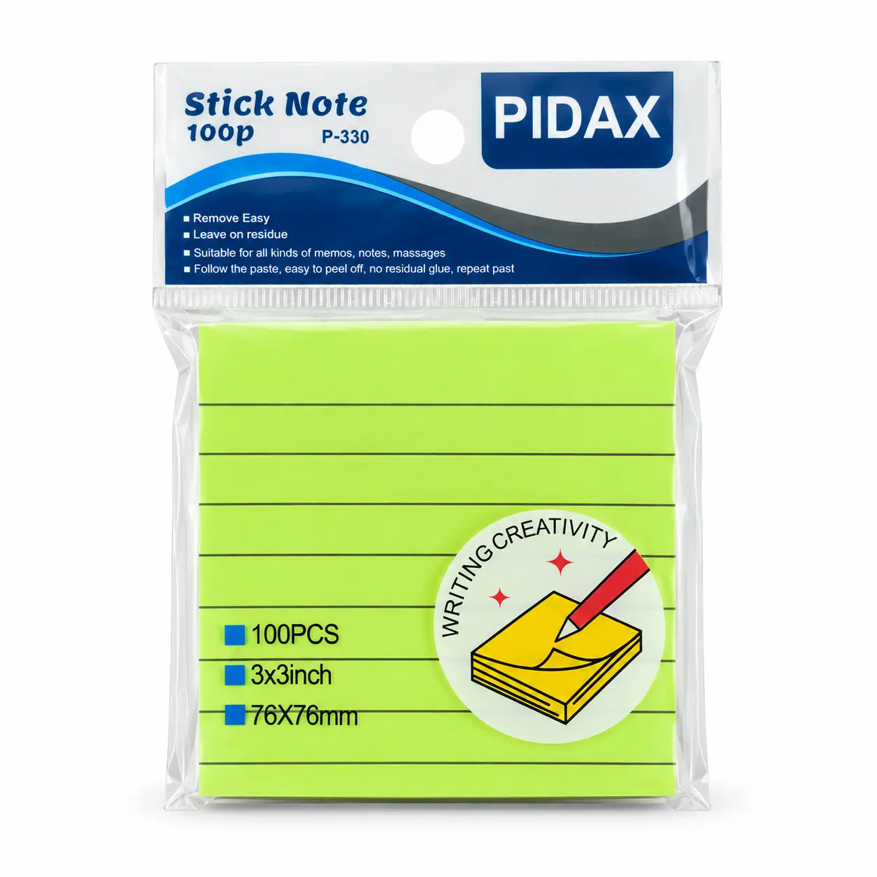 استیکر نوت خط دار پیداکس pidax p-330