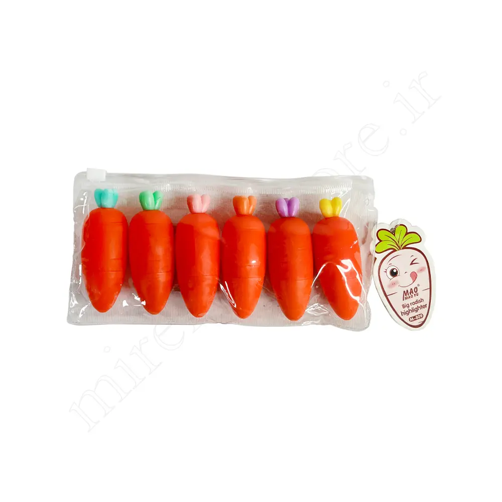 ست هایلایتر هویج 6 عددیMAO M-809