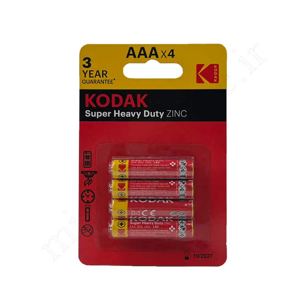 باتری کوداک 4 عددی کتابی KODAK