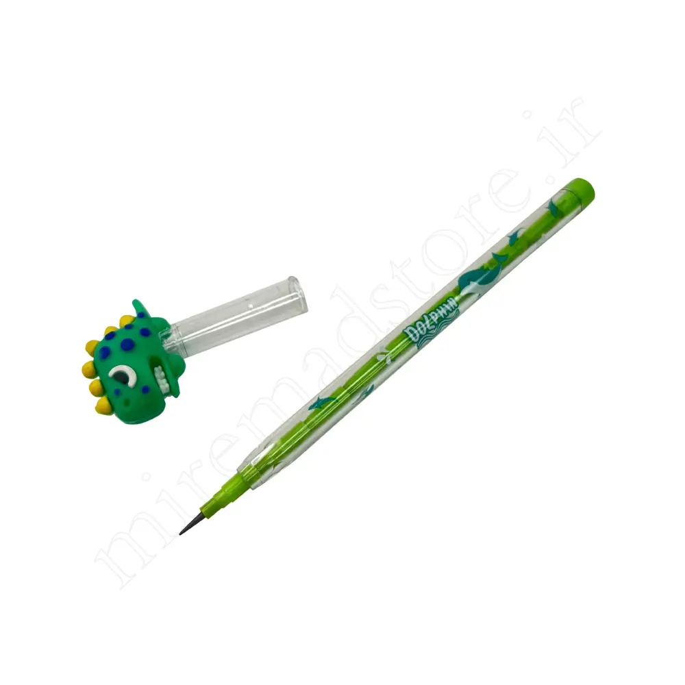 مداد فشنگی سر سیلیکونی دلفین DOLPHIN ZC-122