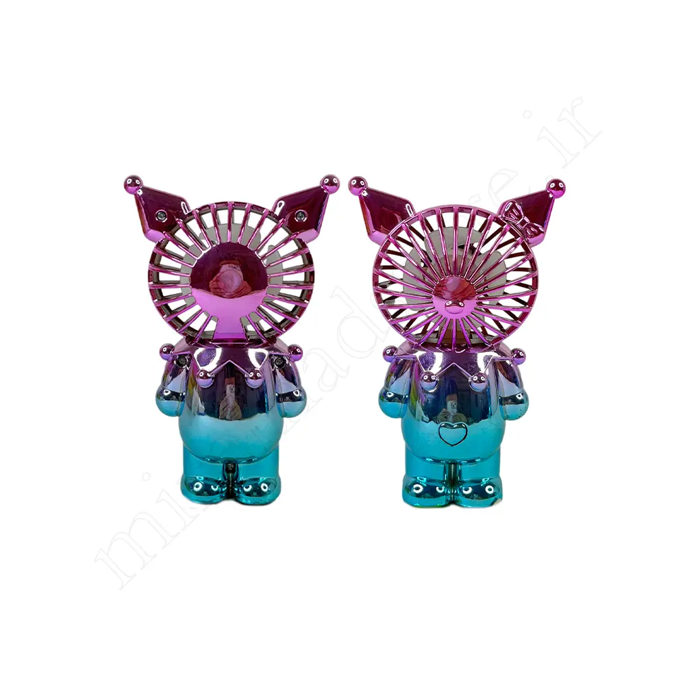 پنکه مینی هولوگرامی کرومی MINI FAN