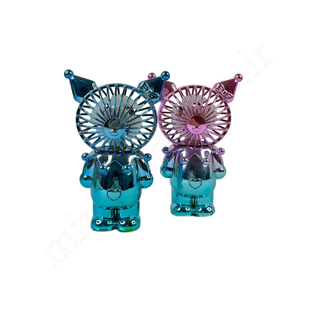 پنکه مینی هولوگرامی کرومی MINI FAN