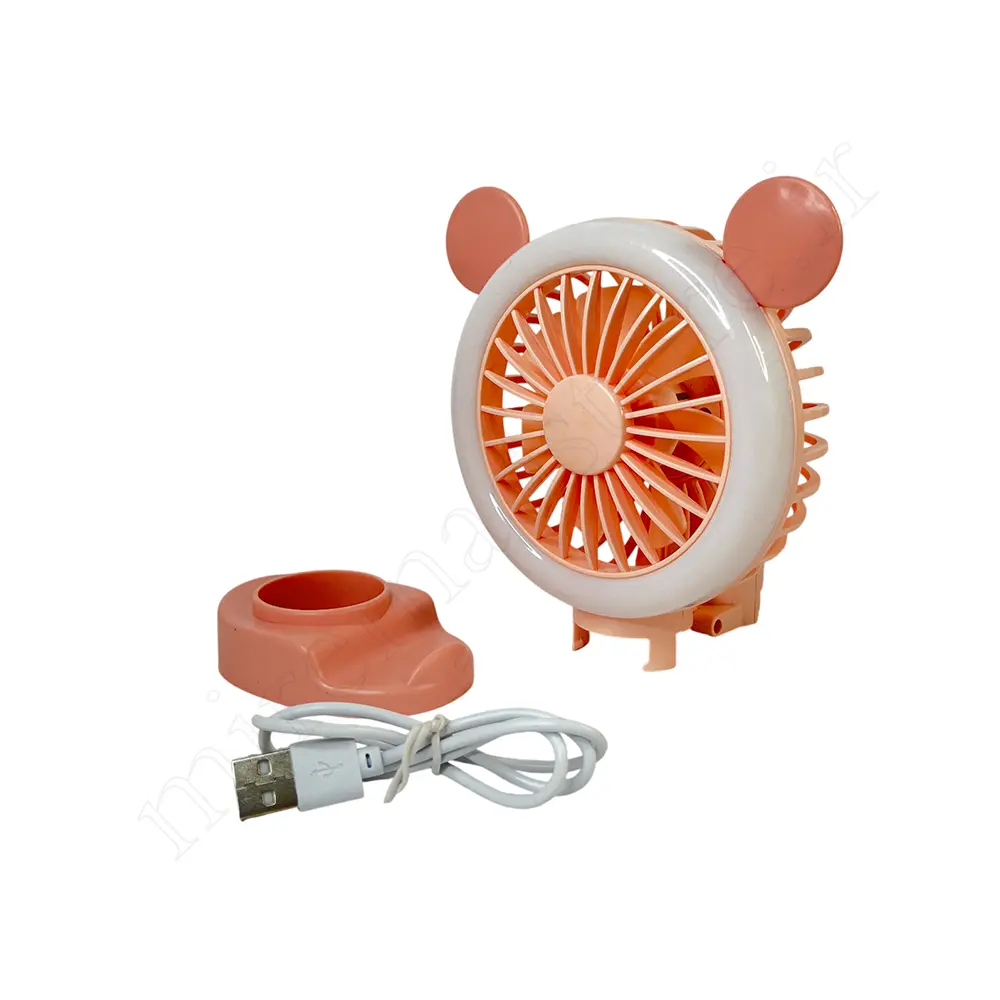 پنکه مینی چراغدار فانتزی MINI FAN NO.CS1198A-1