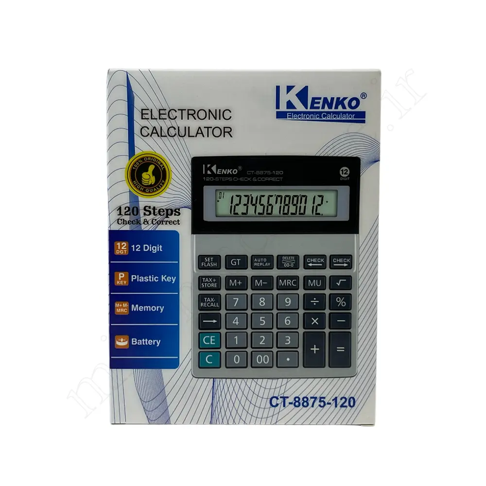 ماشین حساب رومیزی کنکو KENKO CT-8875-120